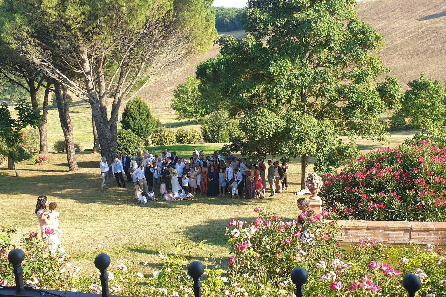 Cérémonie au jardin